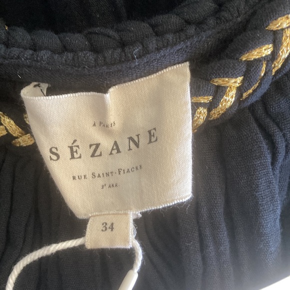 NWT sezane sacha dress without belt XS - Picture 5 of 8